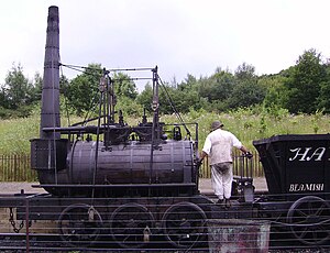 The Steam Elephant replica at the Beamish Museum. (More photos.)