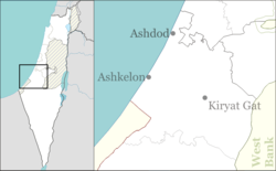 al-'Azi is located in Ashkelon region of Israel