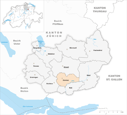 Dürnten – Mappa