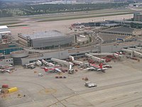 Hall C dans le Terminal Lindbergh en 2007.