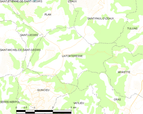 Poziția localității La Forteresse
