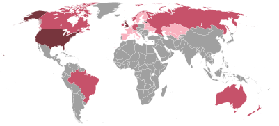 Map of the Latvian Diaspora in the World.svg