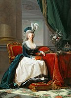 1788年の肖像画（ヴィジェ・ルブラン画）