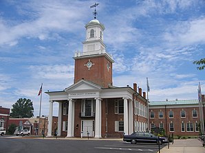 Sussex County Courthouse, seit 1973 im NRHP gelistet[1]