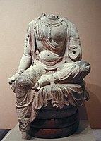 Escultura de la dinastía Tang de Bodhisattva.