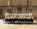 Pensionnat de Chavagnes participants in 2004, recreating a 1950s French school for French TV