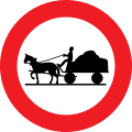 7c: No animal-drawn vehicles