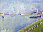 Georges Seurat, El canal de Gravelines, mirant cap al mar (1890).