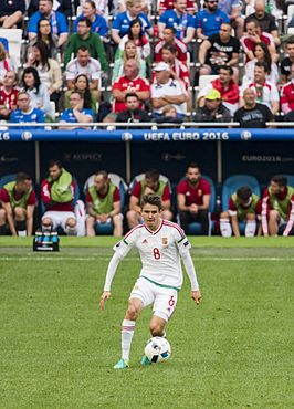 Nagy in 2016 als speler van het Hongaars voetbalelftal