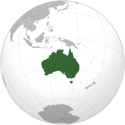 Location of Austrálíà