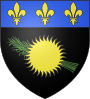 zámořský region a zámořský departement Guadeloupe – znak