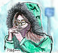 Drawing portrait of a woman wearing winter clothes.jpg