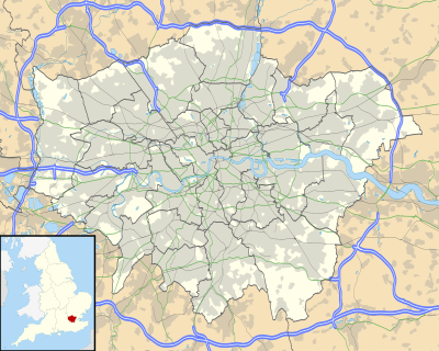Location of London 1 North teams in London