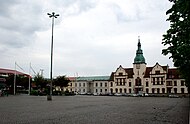 O centro de Karlshamn