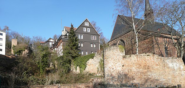 Westl. Stadtmauer mit Bickell Haus