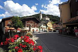 Ortszentrum von Großarl und seine barocke Pfarrkirche