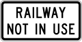 (A41-4) Railway Not In Use