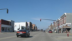 Downtown Osage, Iowa.