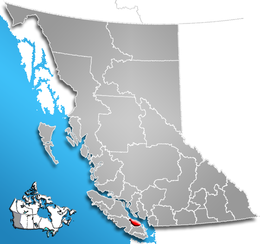 Distretto regionale di Nanaimo – Mappa