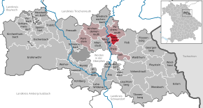 Poziția Störnstein pe harta districtului Neustadt a.d.Waldnaab