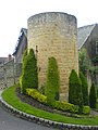 Une des tours des remparts visibles au parc Imbert.