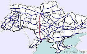 Image illustrative de l’article Route M05 (Ukraine)