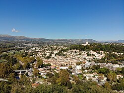 Skyline of Villeneuve-Loubet