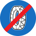 22a: End of obligation to put on snow chains