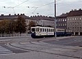 Einige Triebwagen trugen in den 1970er Jahren auffällige Werbelackierungen