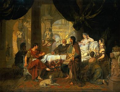 Le Banquet de Cléopâtre (1680), Rijksmuseum.