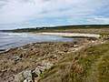 La plage de Gwendrez l'été (en 2015)