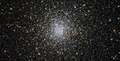 Globular clusters are denser and more spherical than open star clusters.[5]