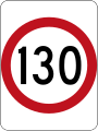 (R4-1) 130 km/h Speed Limit