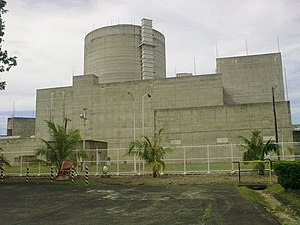 Brutalist concrete building