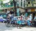 Rickshaw i Kolkata i India