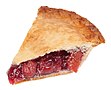 Cherry pie slice