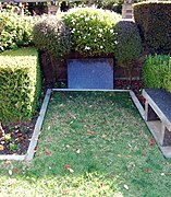 George C. Scott grave at Westwood Village Memorial Park Cemetery in Brentwood, California.JPG