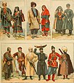 Etnia kaukasiar batzuetako jantzi tradizionalak 1905ean.