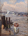 Hamburger Hafen (1910) by Friedrich Kallmorgen