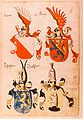 Ingeram-Codex der ehemaligen Bibliothek Cotta, u. a. mit Wappen derer von Losenstein