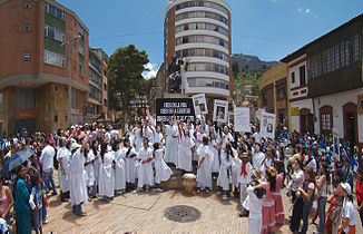 Día Internacional de la Mujer de 2009, en Bogotá (Colombia): «Creo en la libertad»