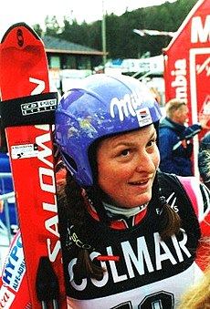 Janica Kostelić in Maribor 2001