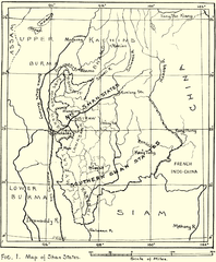 Mapa Państw Szanów