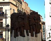 Monumento a los Mártires de Atocha, un episodio violento de la transición española.