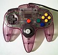 Purple standard controller from Nintendo