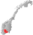 Location of Vestfold og Telemark