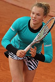 Kateřina Siniaková, miembro del equipo ganador de dobles femenino en 2024. Fue su primer título de Grand Slam.