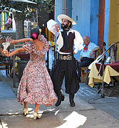 Bailarines de zamba