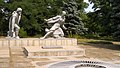 Monumento soviético sobre la Segunda Guerra Mundial