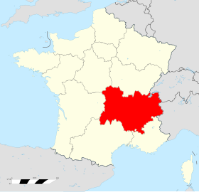 Localisation de Auvergne-Rhône-Alpes